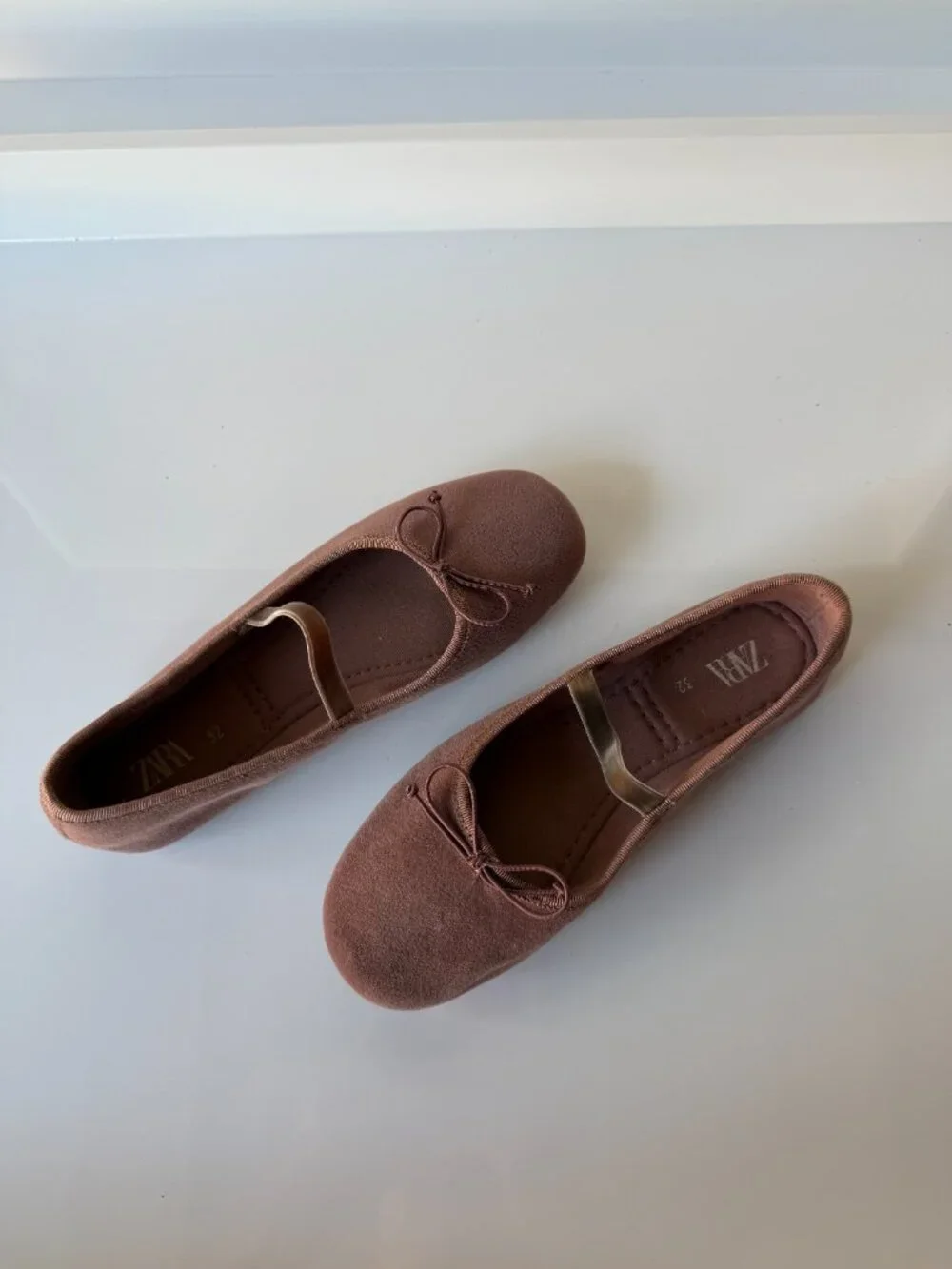 NWOT Zara Girls Mary Jane Ballet Flats